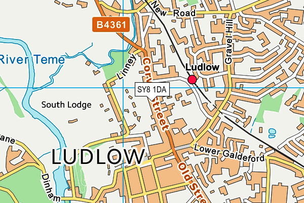 Map of MERCHANTS COURT (LUDLOW) MANAGEMENT COMPANY LIMITED at district scale