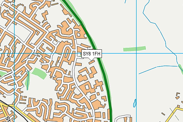 SY8 1FH map - OS VectorMap District (Ordnance Survey)