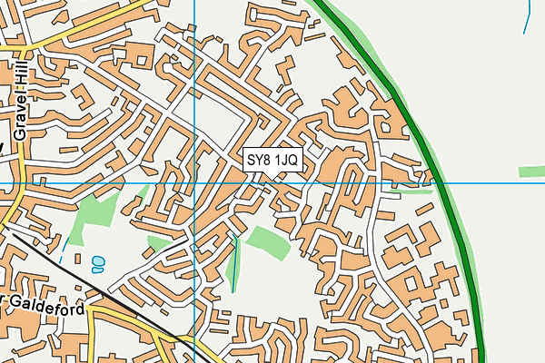 SY8 1JQ map - OS VectorMap District (Ordnance Survey)