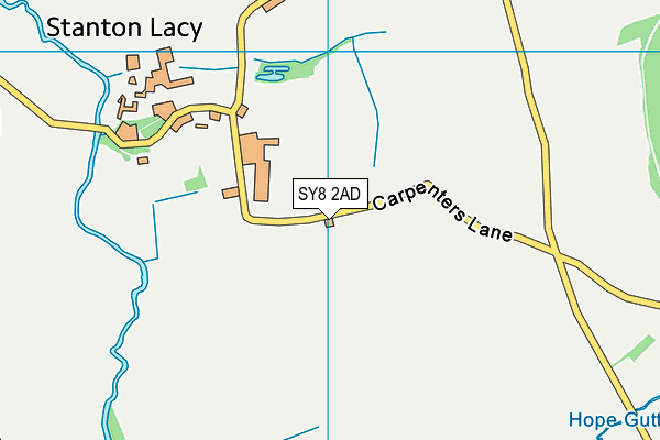 SY8 2AD map - OS VectorMap District (Ordnance Survey)