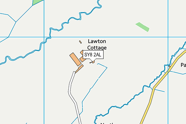 SY8 2AL map - OS VectorMap District (Ordnance Survey)