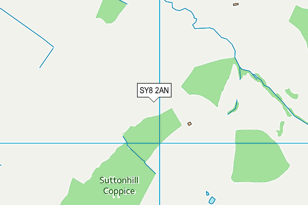 SY8 2AN map - OS VectorMap District (Ordnance Survey)