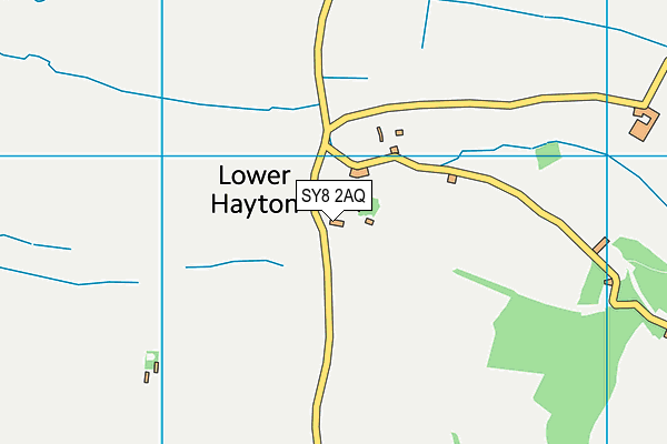 SY8 2AQ map - OS VectorMap District (Ordnance Survey)