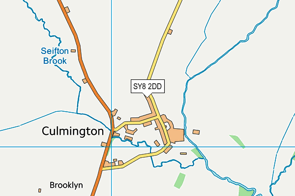 SY8 2DD map - OS VectorMap District (Ordnance Survey)