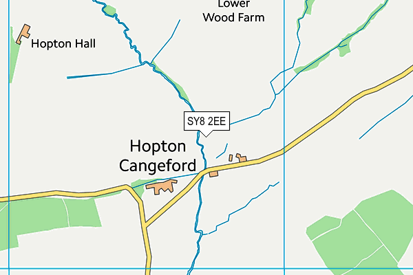 SY8 2EE map - OS VectorMap District (Ordnance Survey)