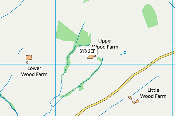 SY8 2EF map - OS VectorMap District (Ordnance Survey)