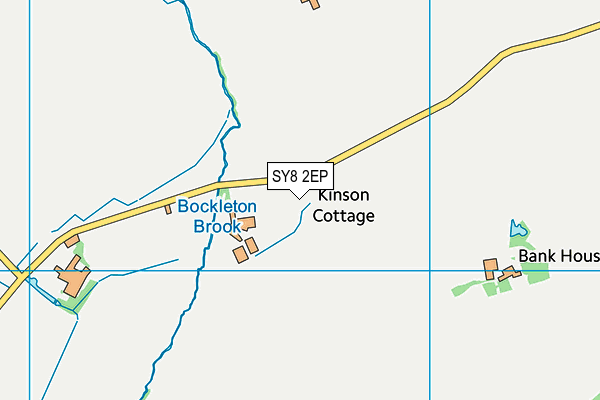 SY8 2EP map - OS VectorMap District (Ordnance Survey)