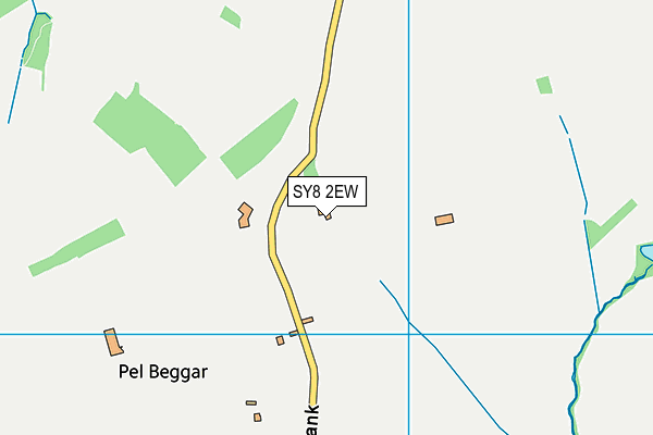 SY8 2EW map - OS VectorMap District (Ordnance Survey)