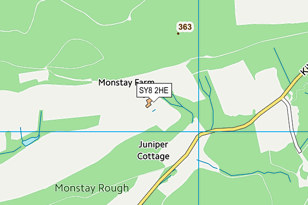 SY8 2HE map - OS VectorMap District (Ordnance Survey)