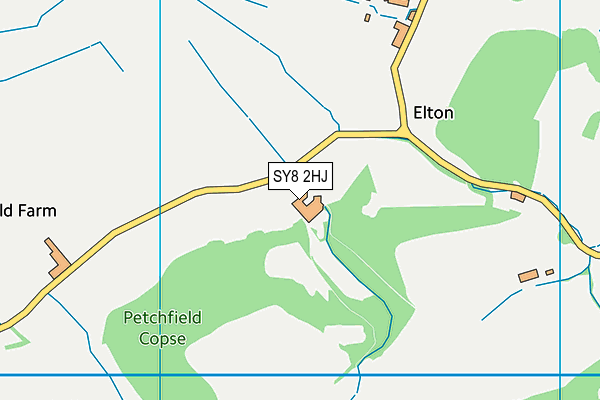 SY8 2HJ map - OS VectorMap District (Ordnance Survey)