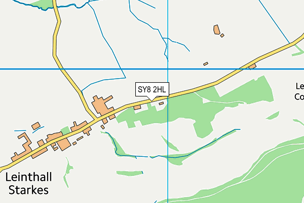 SY8 2HL map - OS VectorMap District (Ordnance Survey)