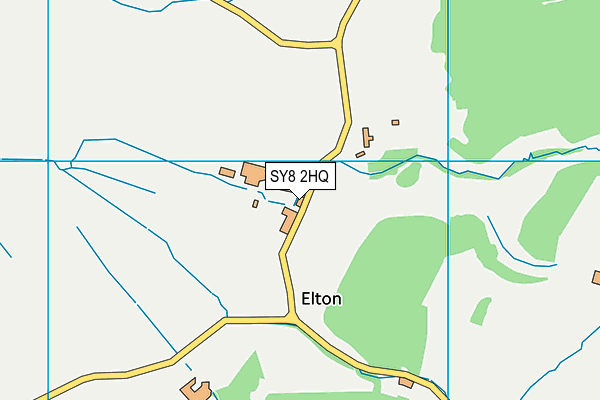 SY8 2HQ map - OS VectorMap District (Ordnance Survey)