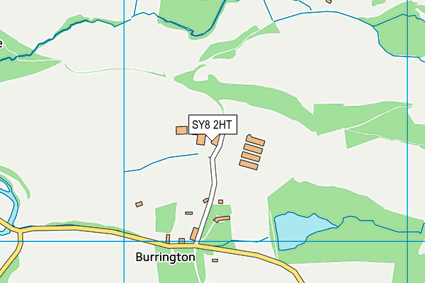 SY8 2HT map - OS VectorMap District (Ordnance Survey)