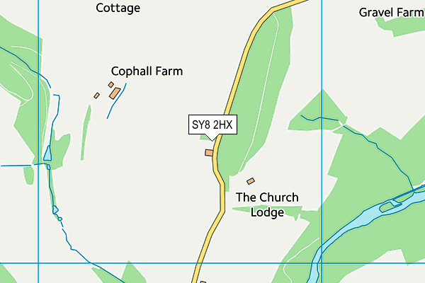 SY8 2HX map - OS VectorMap District (Ordnance Survey)