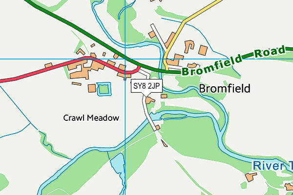 SY8 2JP map - OS VectorMap District (Ordnance Survey)