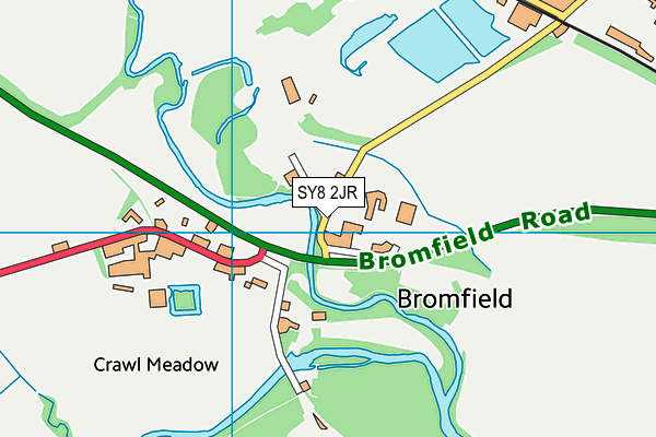 SY8 2JR map - OS VectorMap District (Ordnance Survey)