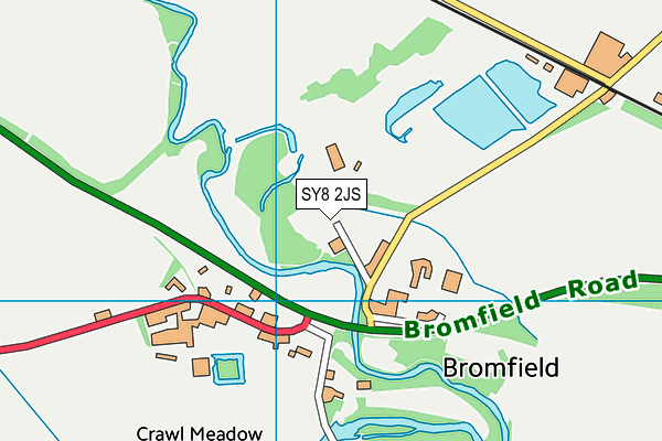 SY8 2JS map - OS VectorMap District (Ordnance Survey)