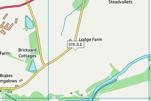 SY8 2LE map - OS VectorMap District (Ordnance Survey)