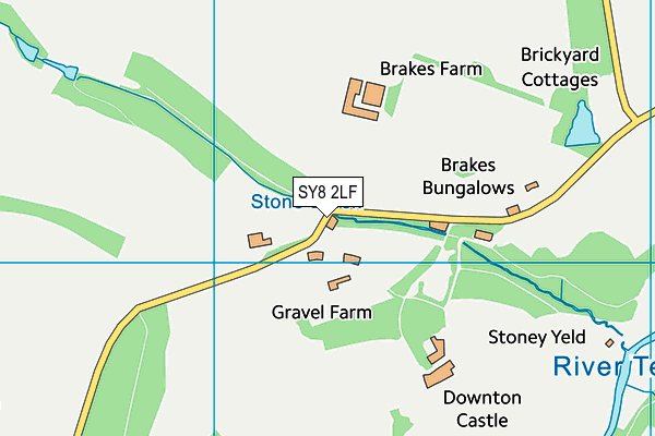 SY8 2LF map - OS VectorMap District (Ordnance Survey)