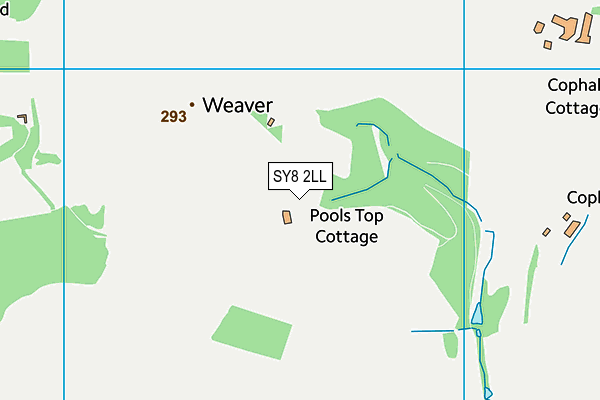 SY8 2LL map - OS VectorMap District (Ordnance Survey)