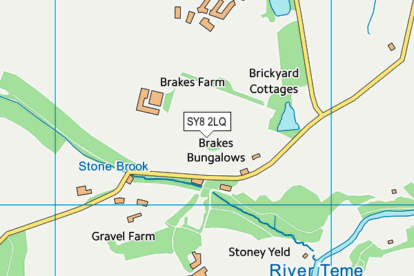 SY8 2LQ map - OS VectorMap District (Ordnance Survey)