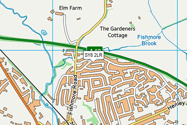 Map of SOUTH SHROPSHIRE SCAFFOLDING LTD at district scale