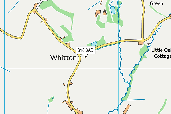 SY8 3AD map - OS VectorMap District (Ordnance Survey)