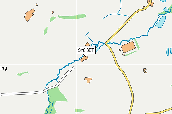 SY8 3BT map - OS VectorMap District (Ordnance Survey)