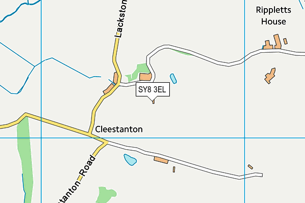 SY8 3EL map - OS VectorMap District (Ordnance Survey)