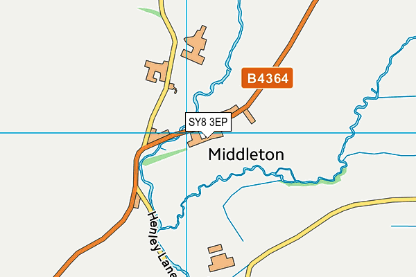 SY8 3EP map - OS VectorMap District (Ordnance Survey)