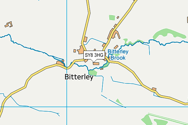 SY8 3HG map - OS VectorMap District (Ordnance Survey)