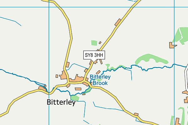 SY8 3HH map - OS VectorMap District (Ordnance Survey)