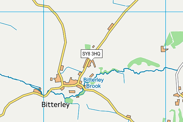 SY8 3HQ map - OS VectorMap District (Ordnance Survey)