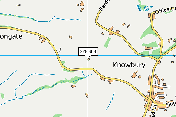 SY8 3LB map - OS VectorMap District (Ordnance Survey)