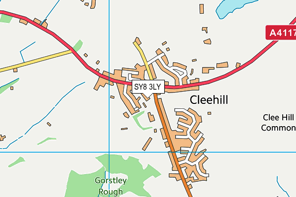 SY8 3LY map - OS VectorMap District (Ordnance Survey)