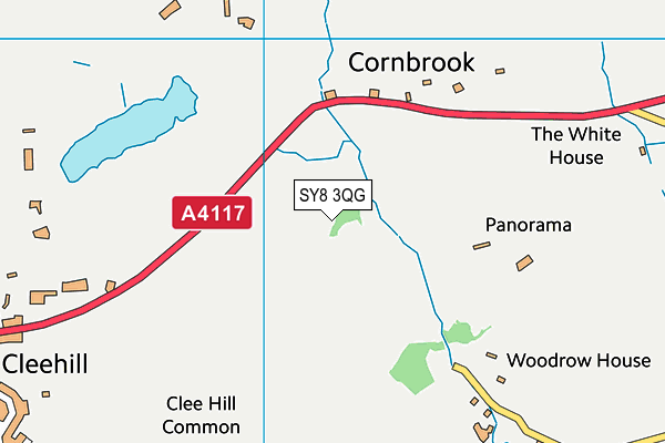 SY8 3QG map - OS VectorMap District (Ordnance Survey)