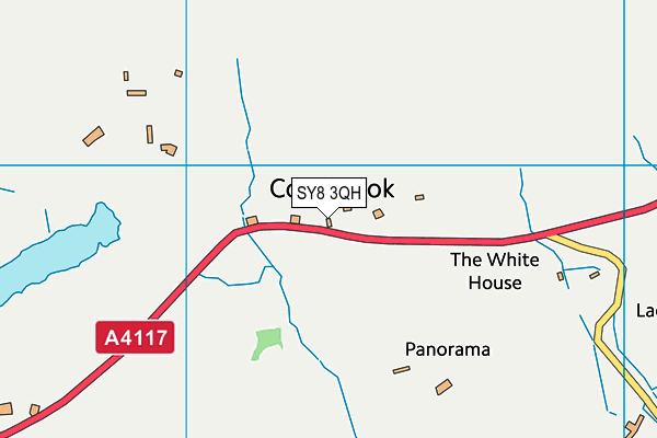 SY8 3QH map - OS VectorMap District (Ordnance Survey)