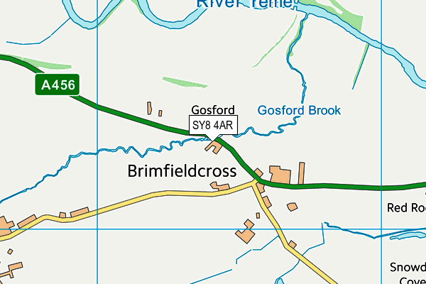 SY8 4AR map - OS VectorMap District (Ordnance Survey)