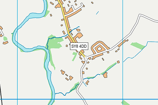 SY8 4DD map - OS VectorMap District (Ordnance Survey)