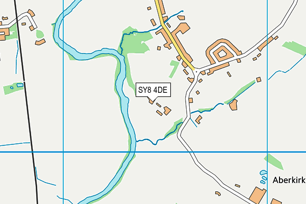 SY8 4DE map - OS VectorMap District (Ordnance Survey)