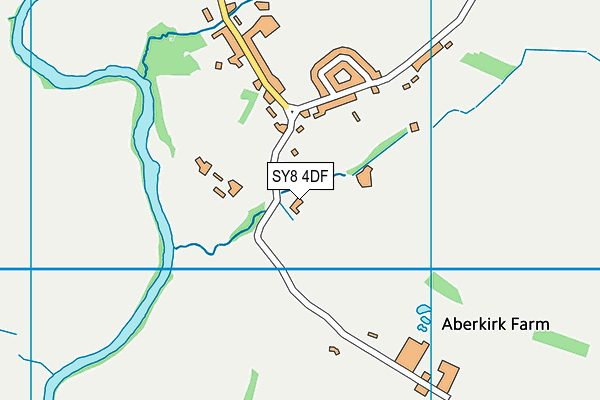 SY8 4DF map - OS VectorMap District (Ordnance Survey)