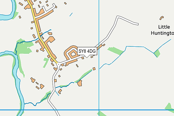 SY8 4DG map - OS VectorMap District (Ordnance Survey)