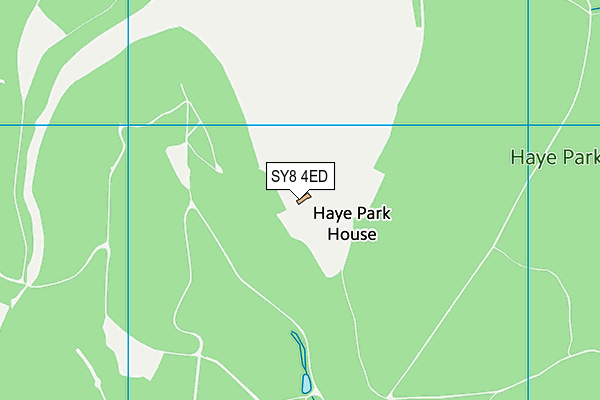 SY8 4ED map - OS VectorMap District (Ordnance Survey)