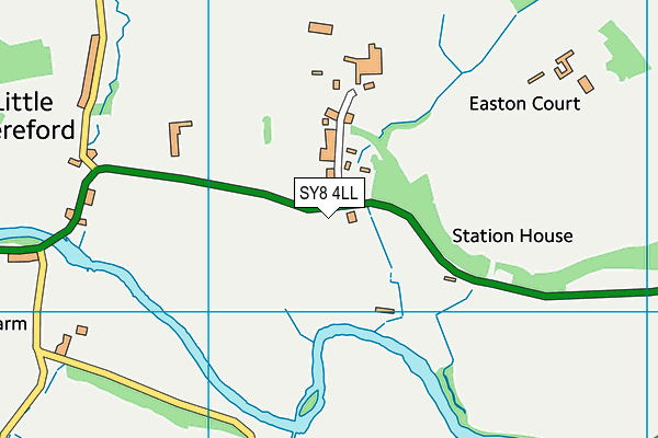 SY8 4LL map - OS VectorMap District (Ordnance Survey)