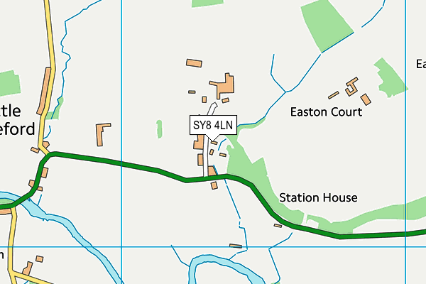 SY8 4LN map - OS VectorMap District (Ordnance Survey)