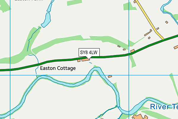 SY8 4LW map - OS VectorMap District (Ordnance Survey)