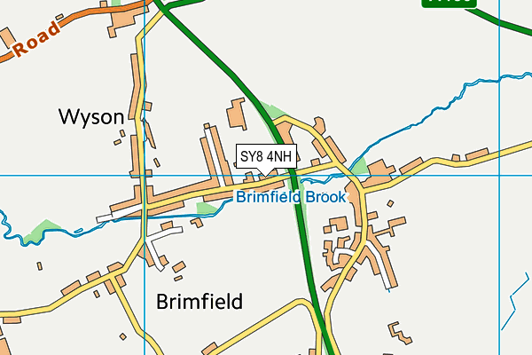 SY8 4NH map - OS VectorMap District (Ordnance Survey)