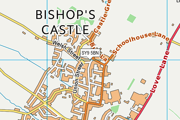 Map of THE POPPY HOUSE (B&B) LIMITED at district scale