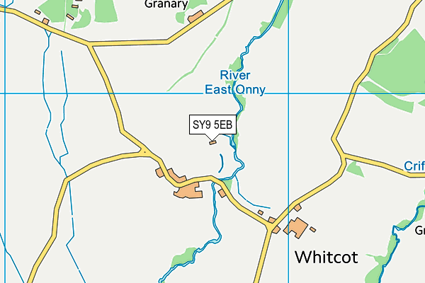SY9 5EB map - OS VectorMap District (Ordnance Survey)