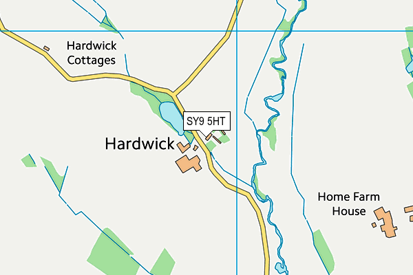 SY9 5HT map - OS VectorMap District (Ordnance Survey)